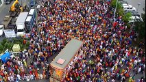 Stunning drone footage captured the colourful, record-breaking crowds at Surrey's Vaisakhi parade