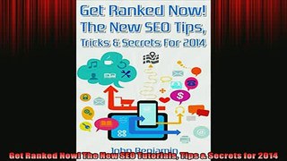 READ book  Get Ranked Now The New SEO Tutorials Tips  Secrets for 2014  DOWNLOAD ONLINE