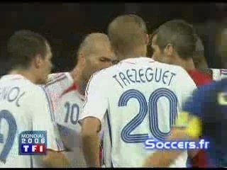 coup de tete zidane contre materazzi