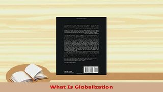 PDF  What Is Globalization  Read Online