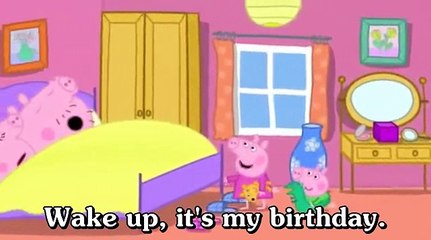 Learn english through cartoon | Peppa Pig with english subtitles | Episode 69: My birthday Party