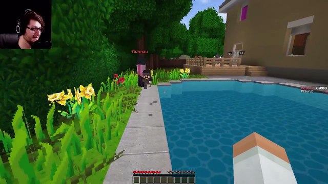 SKY + APHMAU = ULTIMATE HIDING DUO! Minecraft Mini-Game CAT HIDE N SEEK /w Facecam!