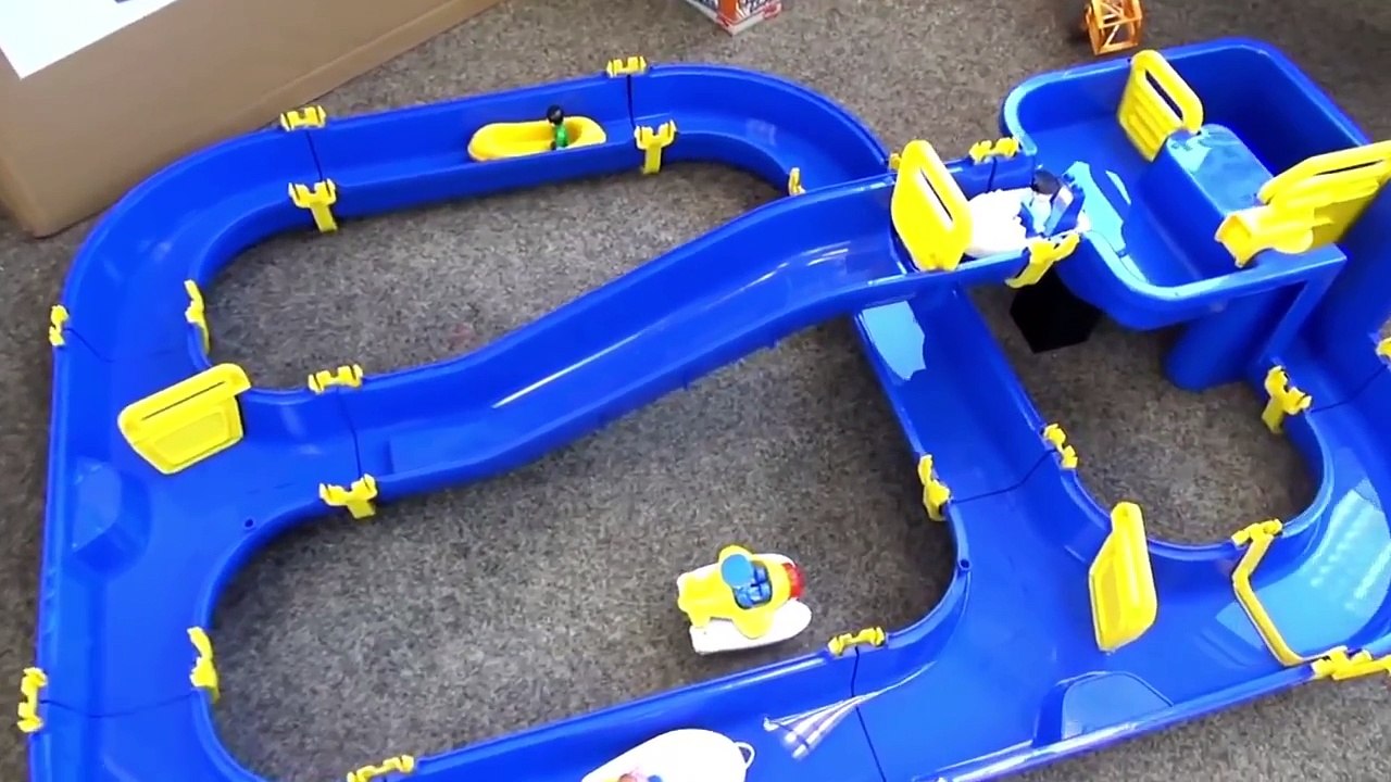 Circuit aquatique de BIG niagara waterplay DEMO review water toy – Jouet pour jouer avec l