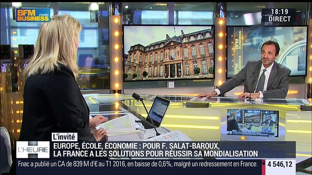 Frédéric Salat-Baroux parle de son livre La France Est la solution - 25/04