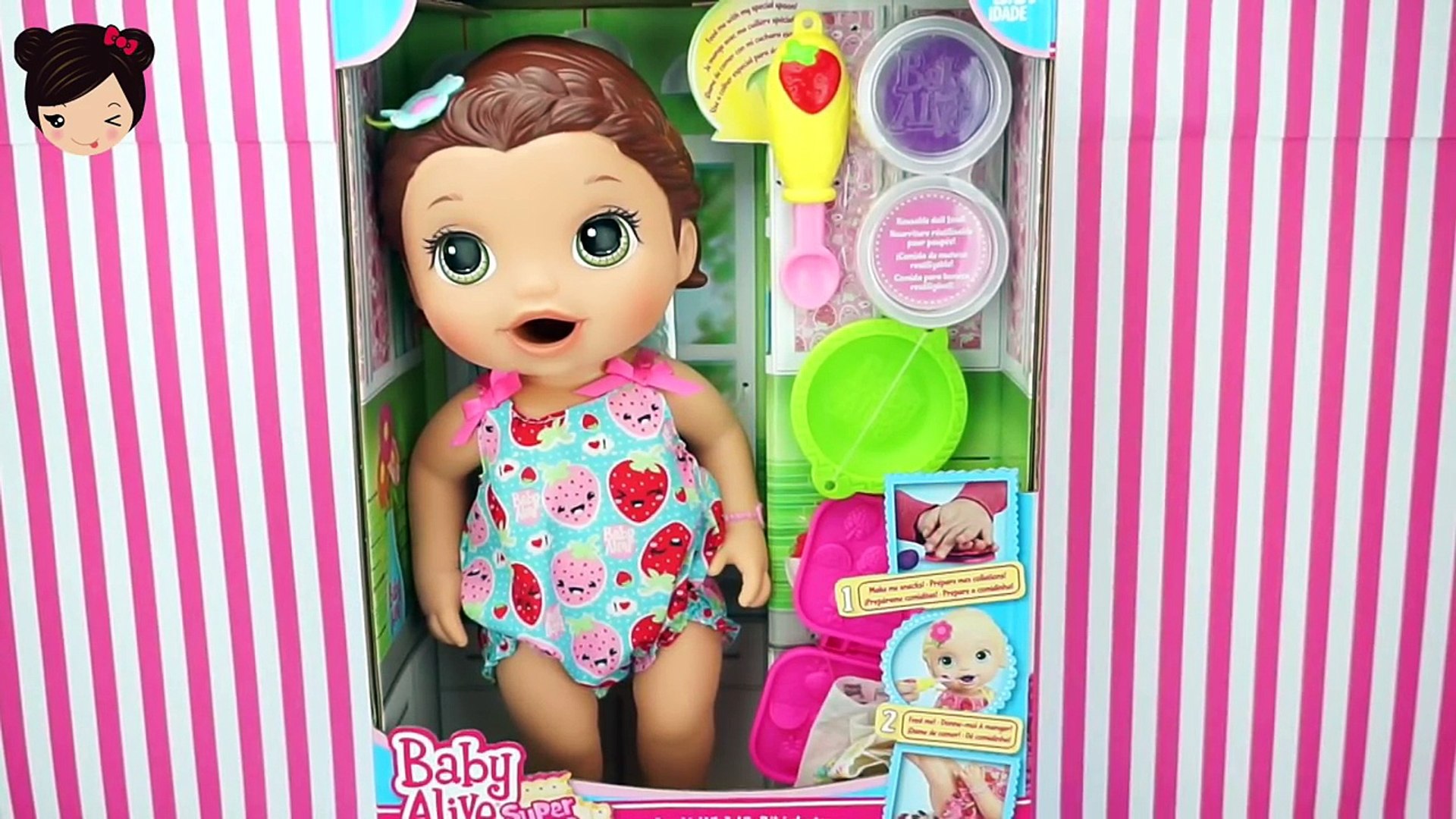 baby alive que come espagueti