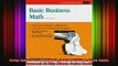 READ Ebooks FREE  Crisp Basic Business Math Revised Edition A LifeSkills Approach A FiftyMinute Series Full Free