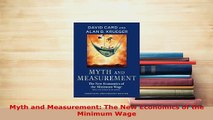 PDF  Myth and Measurement The New Economics of the Minimum Wage  EBook