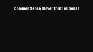 Ebook Common Sense (Dover Thrift Editions) Read Full Ebook