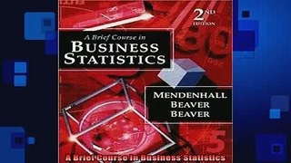 READ FREE Ebooks  A Brief Course in Business Statistics Free Online