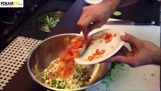 Receita de tabule, por chef Bruno Carvalho, da Snaubar Esfiharia