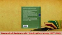 Download  Dynamical Systems with Applications using MATLAB Free Books
