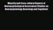 [Read book] Minority and Cross-cultural Aspects of Neuropsychological Assessment (Studies on