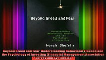 READ FREE Ebooks  Beyond Greed and Fear Understanding Behavioral Finance and the Psychology of Investing Full Free