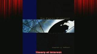 READ book  Theory of Interest Full EBook