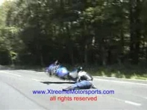 Yamaha R6 - Wheelie Crash