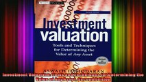 Downlaod Full PDF Free  Investment Valuation Tools and Techniques for Determining the Value of Any Asset Second Full EBook