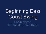Beginners East Coast Swing 1c) Tripple timed Basic