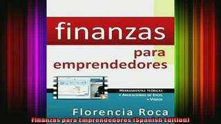 READ book  Finanzas para Emprendedores Spanish Edition Full Free