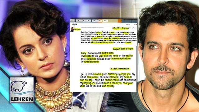 Kangana Ranaut's DIRTY Mails To Hrithik Roshan