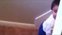 Cute Child Baby Falling Down stairs