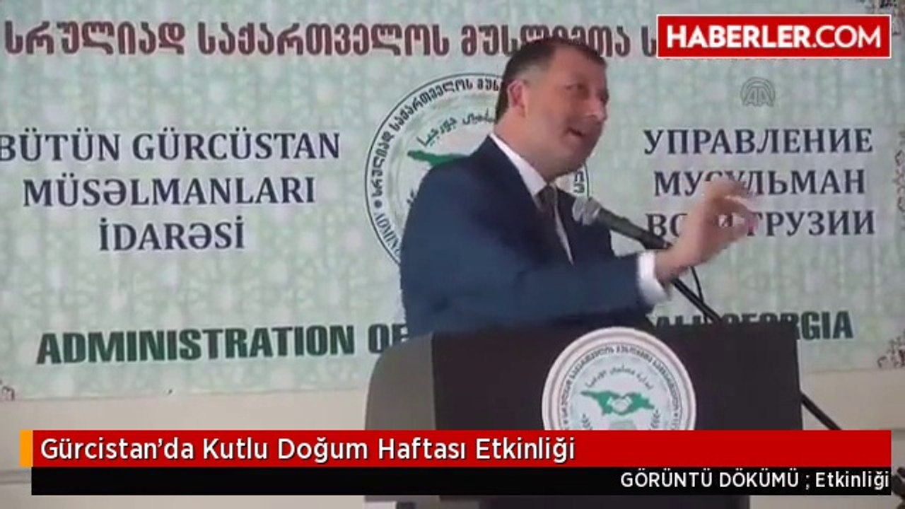 Gürcistan'da Kutlu Doğum Haftası Etkinliği