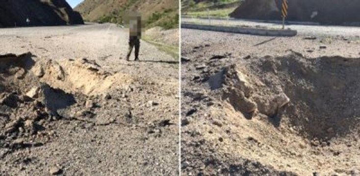 Lice'de Yola Tuzaklanan 300 Kilogram Patlayıcı İmha Edildi