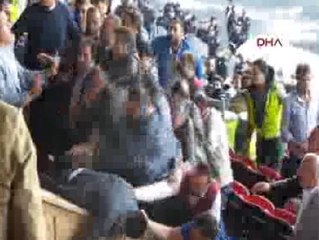 İşte Ankaragücü - Amedspor maçında cinayete tam teşebbüsün görüntüleri