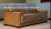 Tip on How to restore Leather furniture with Leather Wipes? - Fuller Brush Co.
