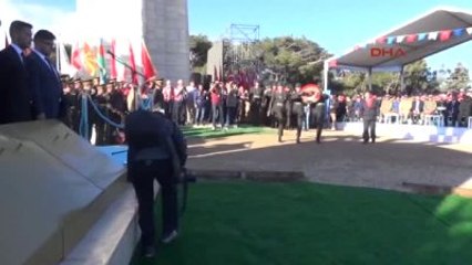 Çanakkale Temsili 57'inci Alay Sancağı Çomü'ye Emanet