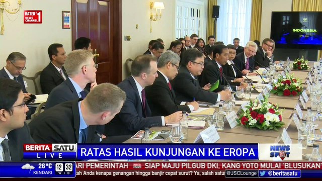 Jokowi Realisasikan Kerja Sama RI-Uni Eropa