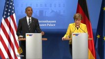 Obama in Germany pushes for major trade deal