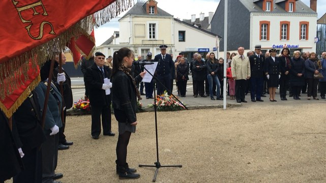 Discours d'une jeune Castelbriantaise lors de l'hommage aux victimes de la Déportation