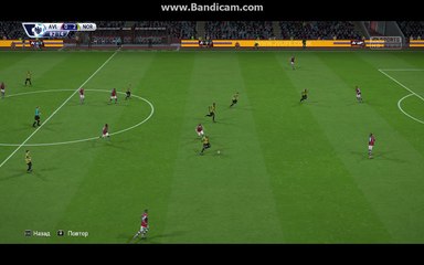 BPL 6 Тур. Астон Вилла - Норвич 0:3. Jarvis, 83'