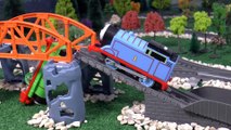 Thomas and Friends Funny Prank Train Accident Play Doh Diggin Rigs Rescue   Tom Moss Toy Fun