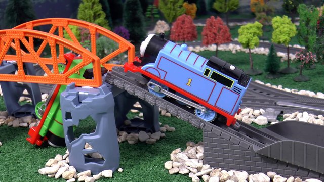 Thomas and Friends Funny Prank Train Accident Play Doh Diggin Rigs Rescue Tom Moss Toy Fun