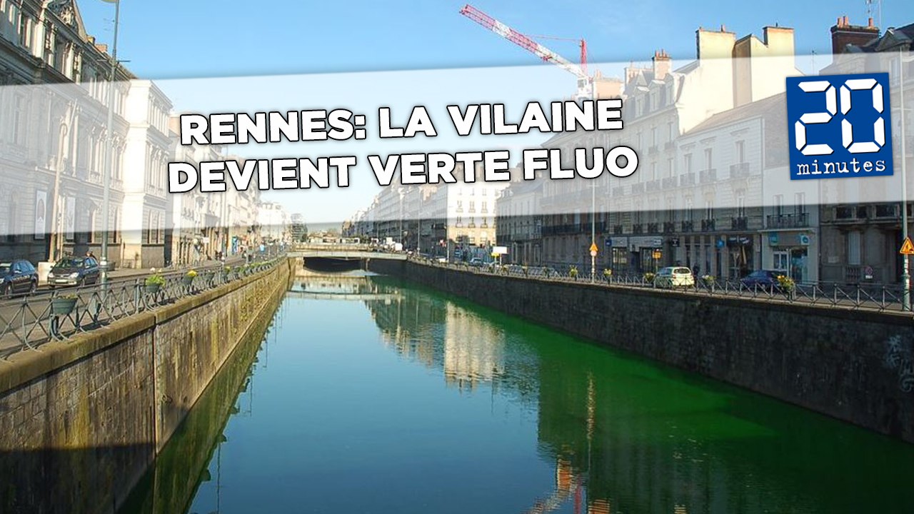 Rennes: Pourquoi la Vilaine est-elle devenue verte fluo?