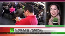 Detienen al presunto autor de la desaparición de los normalistas de Ayotzinapa