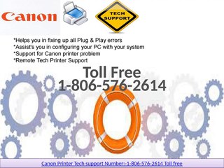 Reliable Service Dail 1-806-576-2614 Canon Printer Tech Support Number