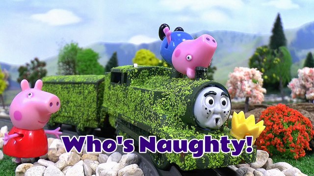 Peppa Pig Naughty George Play Doh Funny Prank Thomas & Friends Tom Moss Kids Stories Pepa Toys