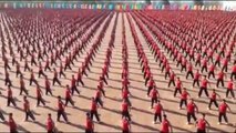 Kung fu Students Show At Shaolin CHINA