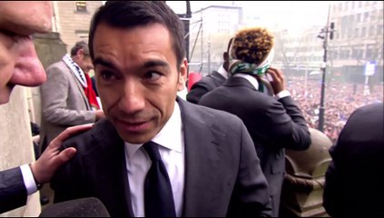 25-04-2016 Van Bronckhorst geniet op de Coolsingel