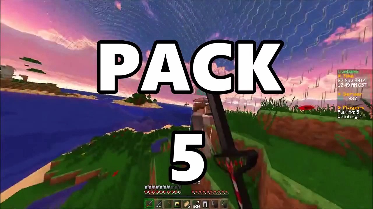 Top 5 PvP Texture Packs 1.7.10/1.8 2015 Huahwi,PrivteFearless and More[HD]