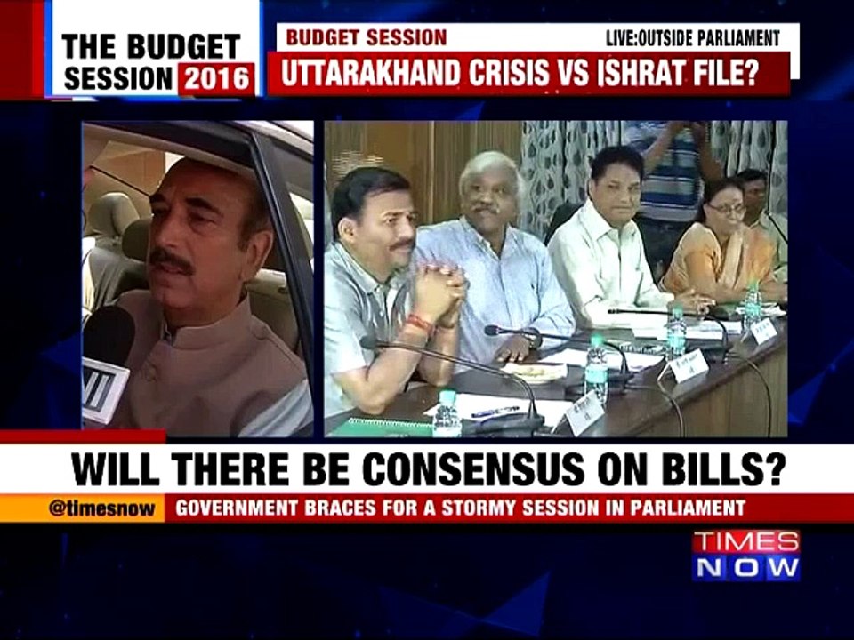 Drought Issue & Uttarakhand Crisis Takes Centre Stage in Budget Session