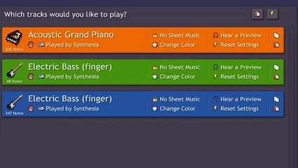 [TV Size] Shingeki! Kyojin Chuugakkou ED Hangeki no Daichi Synthesia Bass Vocal