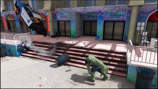 Zoom VS. Hulk Battle #2 (GTA 5 Mods Funny Moments)