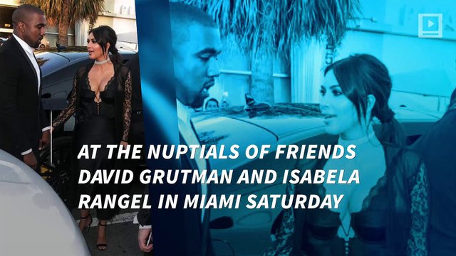 Kanye West parodies his Taylor Swift VMAs moment at friends' wedding