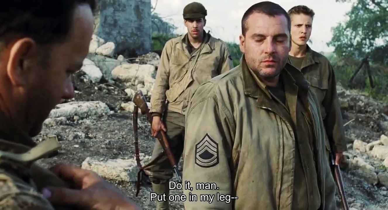 "He's better than you" - Saving Private Ryan