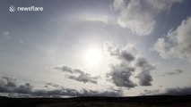 Sun halo appears above Northern Ireland