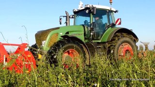 Fendt 936 Vario Kverneland 7 schaar LO 100 on-land ploeg ploughing & Topping in one pass [HD]
