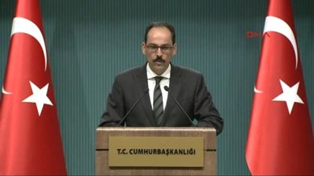 Cumhurbaşkanlığı Sözcüsü Kalın'dan 'Kilis' Açıklaması Bilinçli Olarak Yapıldığı Konusunda Bize...